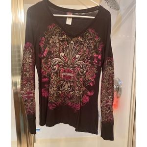 Ladies Harley Davidson long sleeve tee shirt